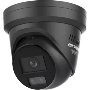 Hikvision 4K Outdoor POE Security Camera, Alarm Light and Siren Function, 8MP, ColorVu Black